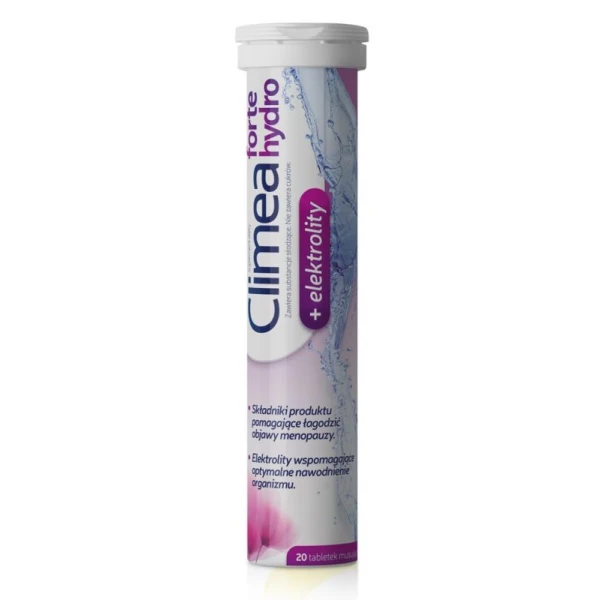 Climea Forte Hydro, smak tropikalny, 20 tabletek musujących
