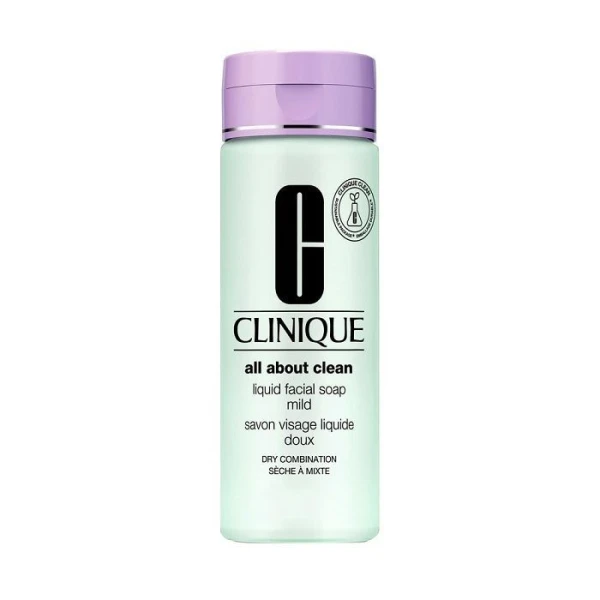Clinique All About Clean Liquid Facial Soap Mild, delikatnie oczyszczające mydło w płynie, 200ml