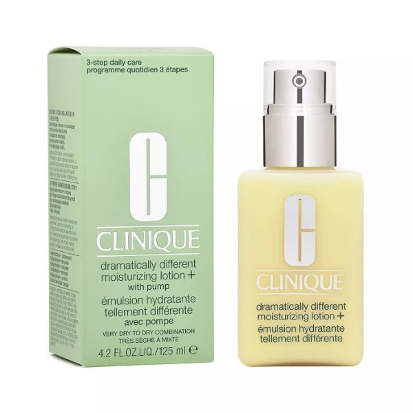 Clinique Dramatically Different Moisturizing Lotion+, nawilżająca emulsja do cery suchej i mieszanej, 125ml