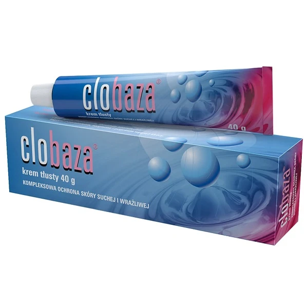 Clobaza, krem tłusty dla skóry suchej i wrażliwej, 40g
