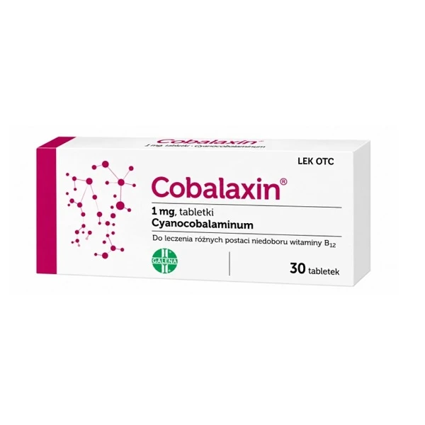 Cobalaxin 1mg, 30 tabletek