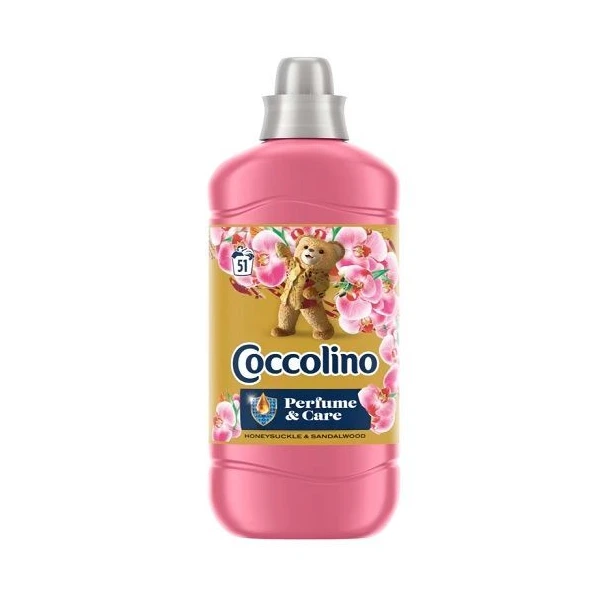 Coccolino Perfum&Care, płyn do płukania, Wiciokrzew i Drzewo Sandałowe, 1,275l