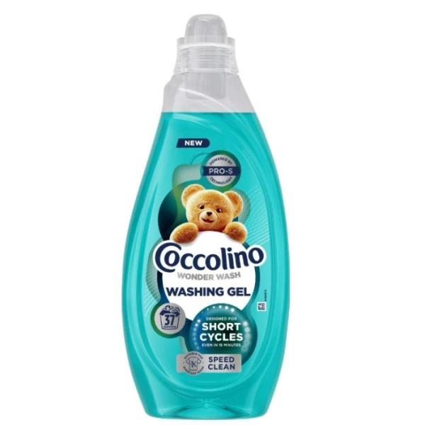 Coccolino Wonder Wash, Speed Clean, żel do prania w krótkich cyklach, koncentrat, 1,48l