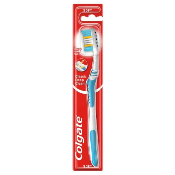 Colgate Classic Deep Clean, szczoteczka do zębów, miękka, 1 sztuka