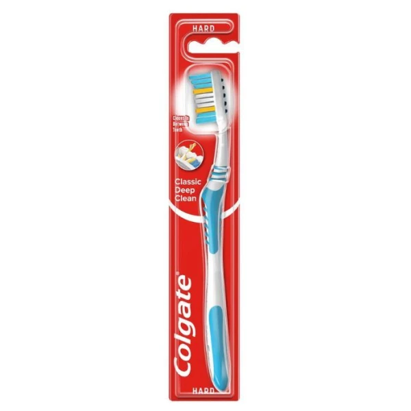 Colgate Classic Deep Clean, szczoteczka do zębów, twarda, 1 sztuka
