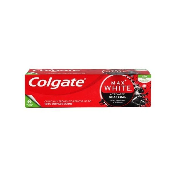 Colgate Max White, pasta do zębów z węglem aktywnym, 75ml