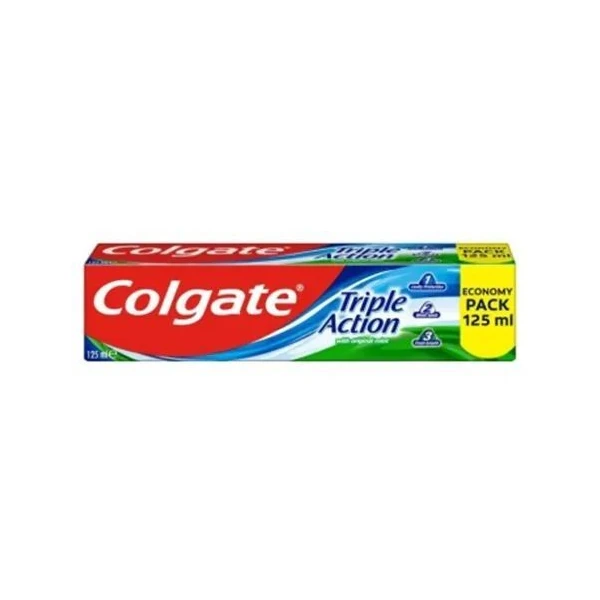 Colgate Triple Action, pasta do zębów, przeciw próchnicy, 125ml