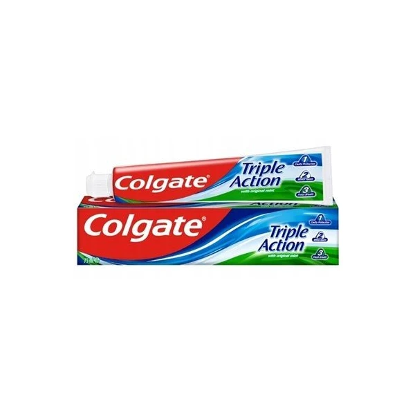 Colgate Triple Action, pasta do zębów, przeciw próchnicy, 75ml