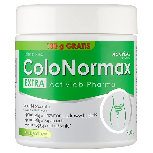 Activlab Pharma, ColoNormax Extra, proszek, smak jabłkowy, 300g