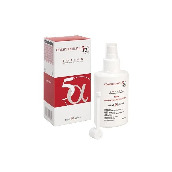 Complidermol 5-α, lotion przeciw wypadaniu włosów, spray, 120ml