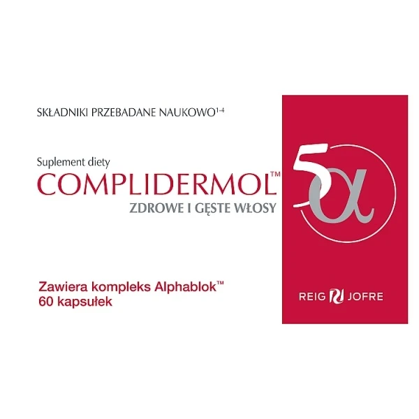 Complidermol 5-α, 60 kapsułek
