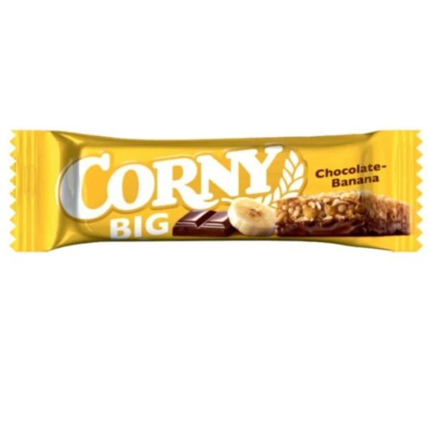 Corny Big, Chocolate Banana, baton z mleczną czekoladą i bananem, 50g