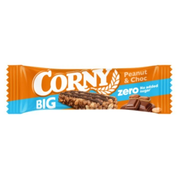Corny Big, Peanut&Chocolate, baton z orzeszkami ziemnymi, bez cukru, 40g