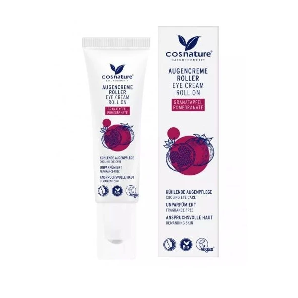 Cosnature, chłodzący krem pod oczy z owocem granatu, roll-on, 15ml