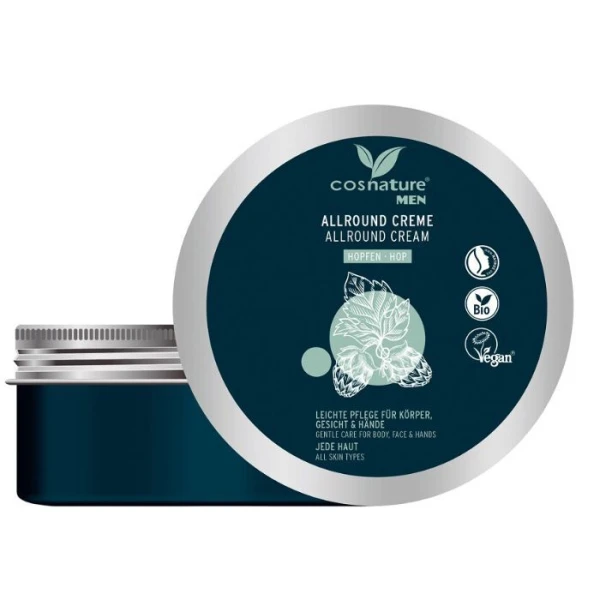 Cosnature Men, krem redukujący zmarszczki z wyciągiem z szyszek chmielu, 50ml