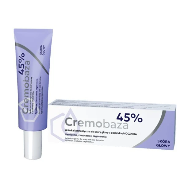 Cremobaza 45% ,wcierka keratolityczna do skóry głowy, 30g