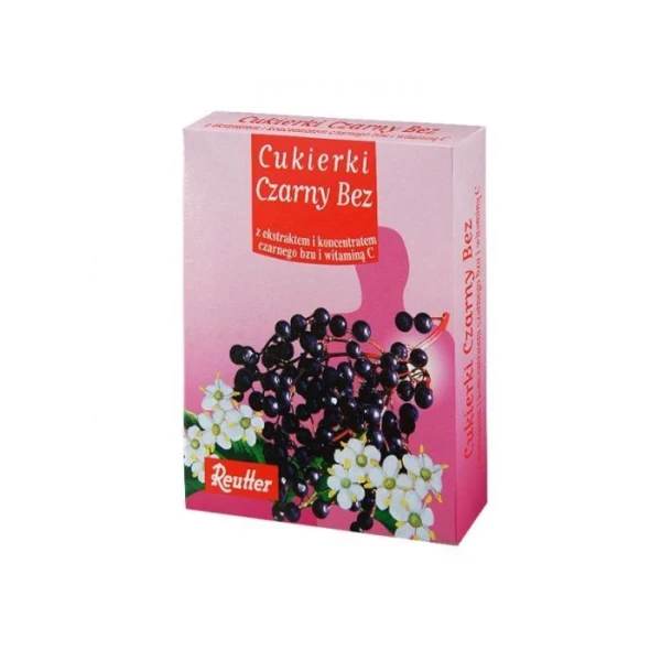 Cukierki czarny bez, Reutter, 50g