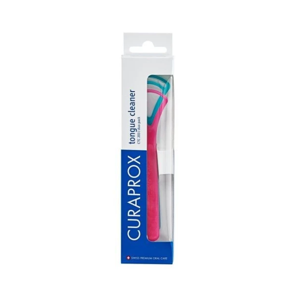 Curaprox CTC203, zestaw skrobaczek do języka, mix kolorów, 2 sztuki