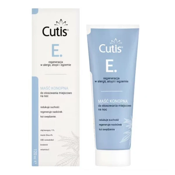 Cutis E-Egzema, maść konopna 17% + CBD do skóry alergicznej i atopowej 120ml