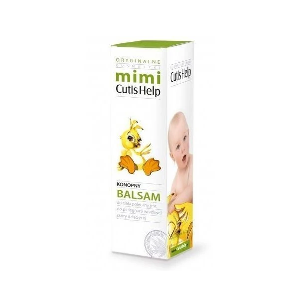 Cutis Help Mimi, balsam konopny do pielęgnacji wrażliwej skóry, od 1 dnia życia, 200ml