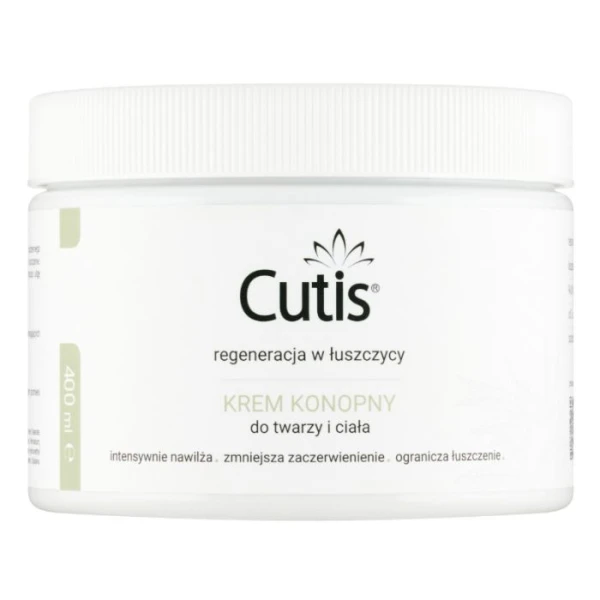 Cutis Ł-Łuszczyca, krem konopny 20%+CBD, 400ml