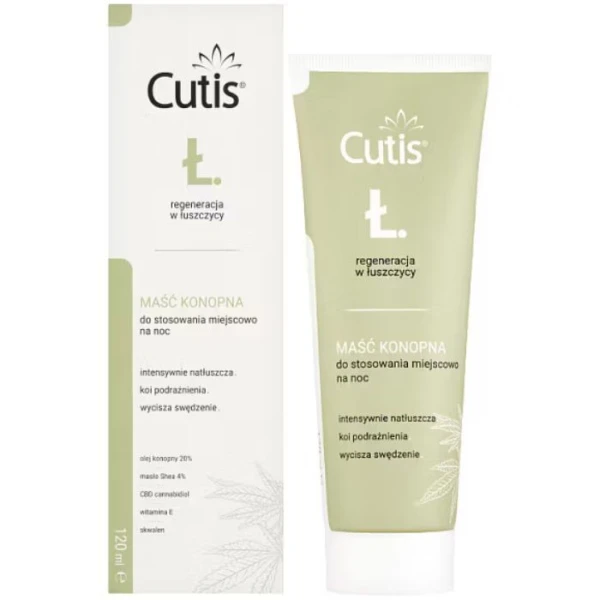 Cutis Ł-Łuszczyca, maść konopna 20%+CBD, 120ml