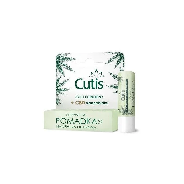 Cutis, odżywcza pomadka olej konopny + CBD, 5g