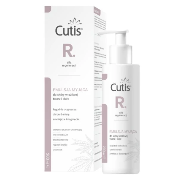 Cutis R, emulsja myjąca do ciała i włosów, od pierwszych dni życia, 200ml