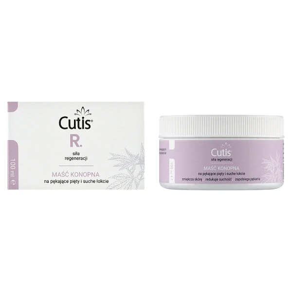 Cutis R, maść konopna na pękające pięty i suche łokcie, 100ml