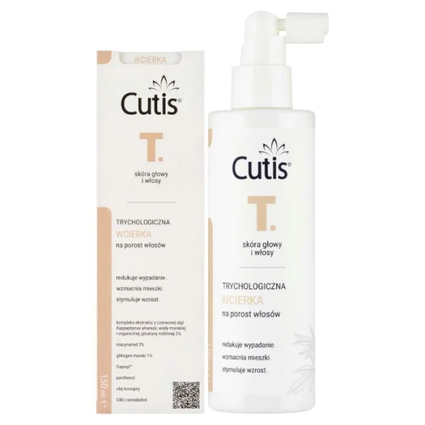 Cutis T, trychologiczna wcierka na porost włosów, 150ml