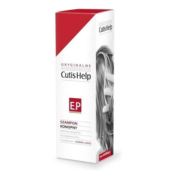 Cutis Help E.P, egzema, łupież, szampon konopny, 200ml