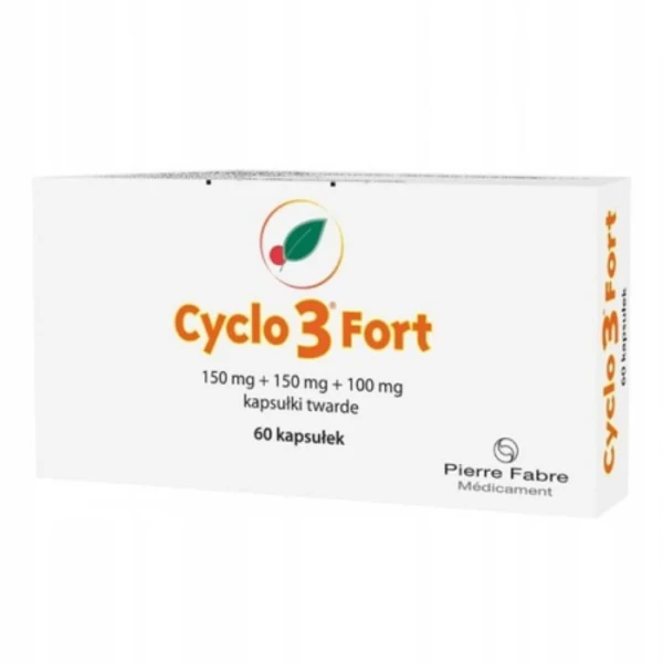 Cyclo 3 Fort (150mg+150mg+100mg), 60 kapsułek