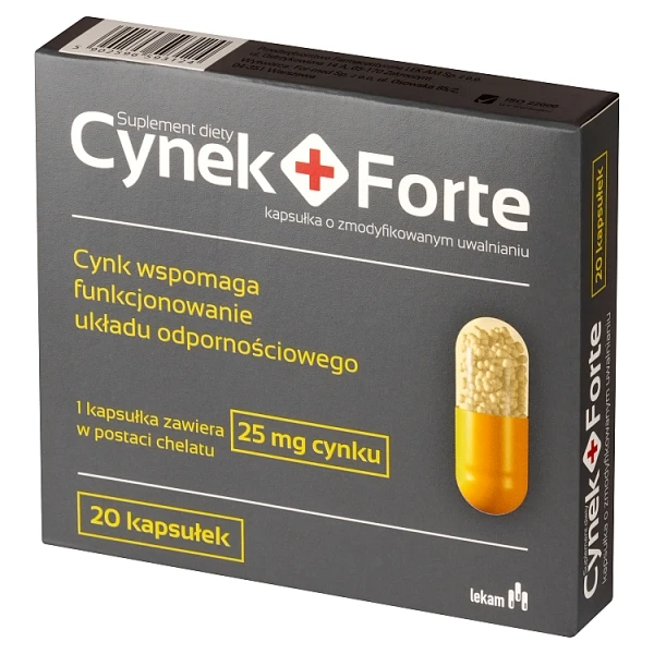 Cynek+ Forte, 20 kapsułek