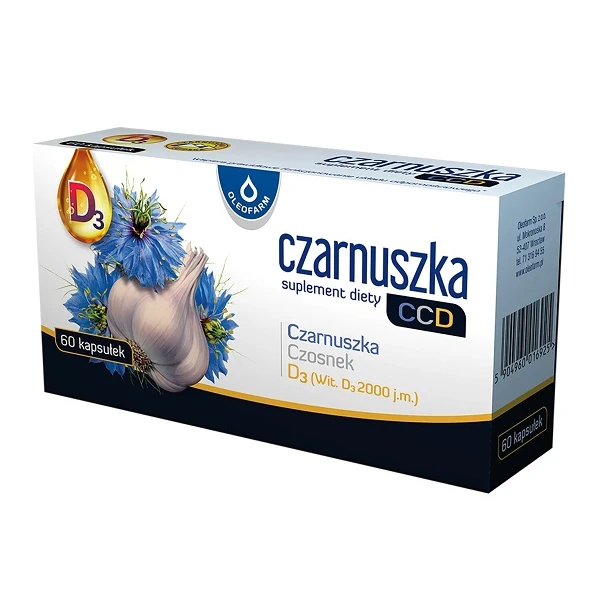 Czarnuszka CCD, 60 kapsułek
