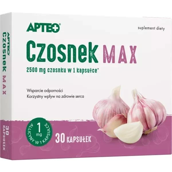 [DATA - 2026-11-30] Czosnek Max Apteo, 30 kapsułek