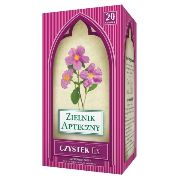 Zielnik Apteczny, Czystek fix, 20 saszetek