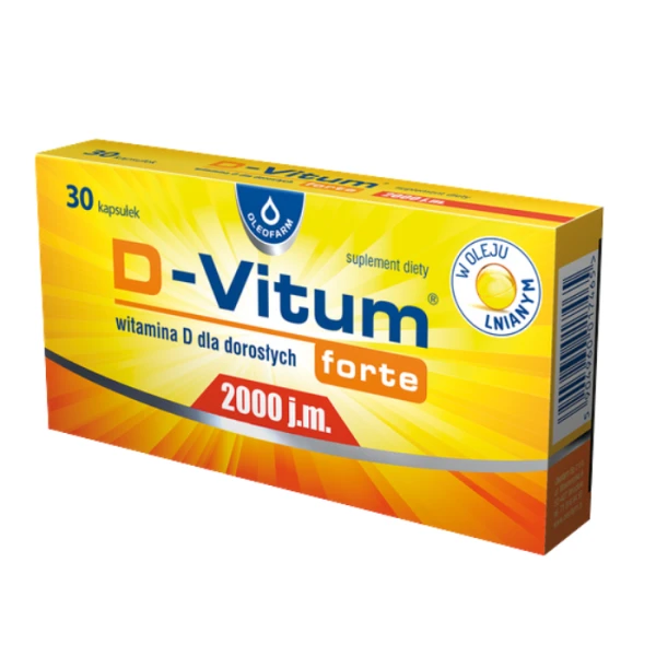 D-Vitum Forte 2000 j.m., 30 kapsułek