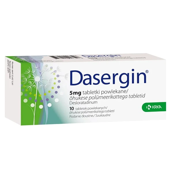 Dasergin 5mg, 10 tabletek