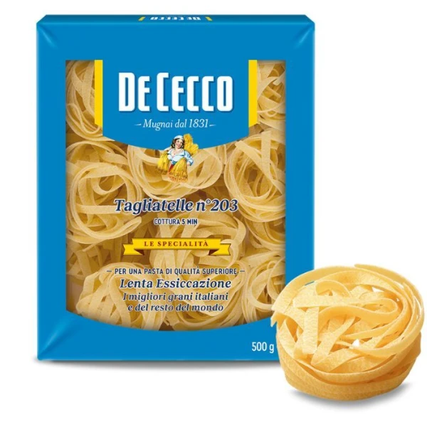 De Cecco Le Specialita, włoski makaron Tagliatelle n°203, 500g