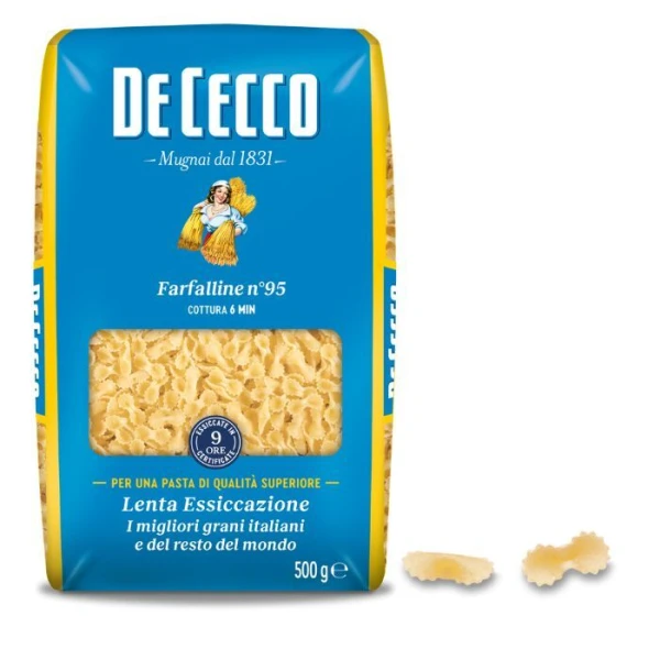 De Cecco, włoski makaron Farfalline n°95, 500g