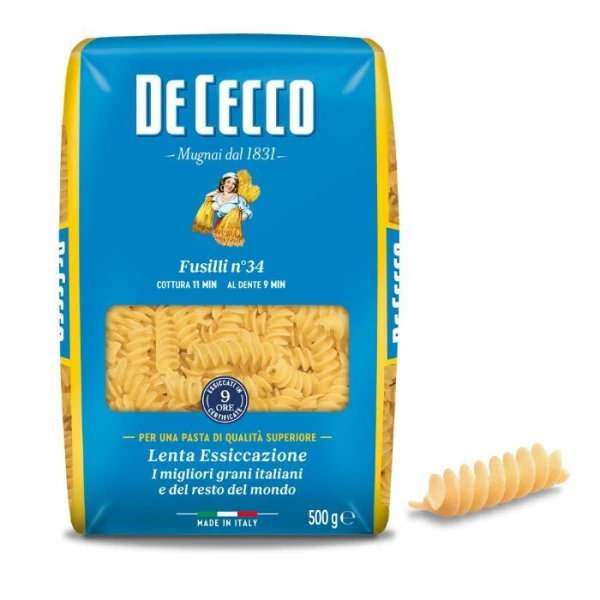 De Cecco, włoski makaron Fusilli n°34, 500g