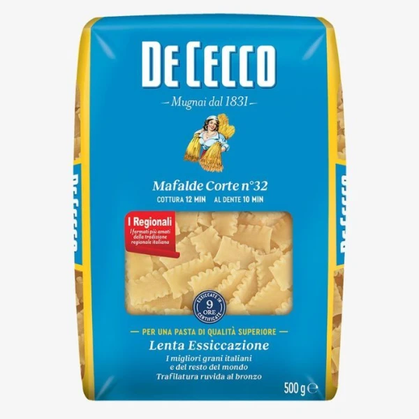 De Cecco, włoski makaron Mafalde Corte n°32, 500g