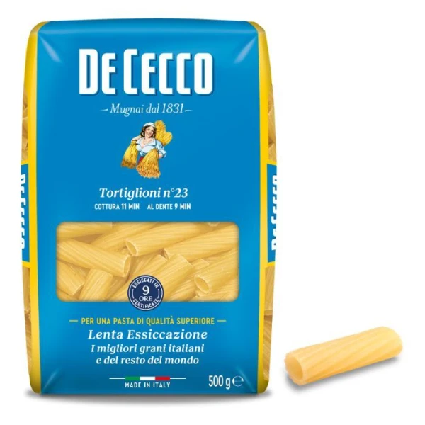 De Cecco, włoski makaron Tortiglioni n°23, 500g