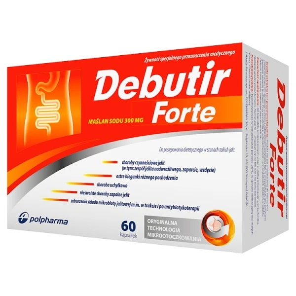 Debutir Forte, 60 kapsułek