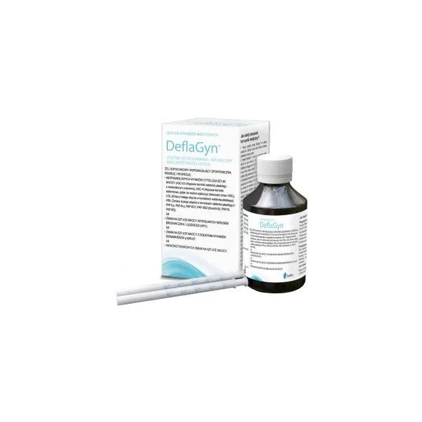 DeflaGyn, żel dopochwowy 150ml + aplikator wielokrotnego użycia, 2 sztuki