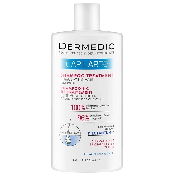 Dermedic, Capilarte, szampon kuracja stymulująca wzrost włosów, 300ml