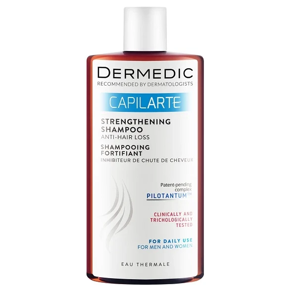 Dermedic, Capilarte, szampon wzmacniający, hamujący wypadanie włosów, 300ml