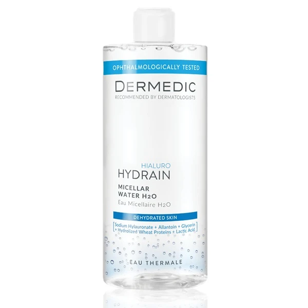 Dermedic, Hydrain3 Hialuro, płyn micelarny H2O, 500ml