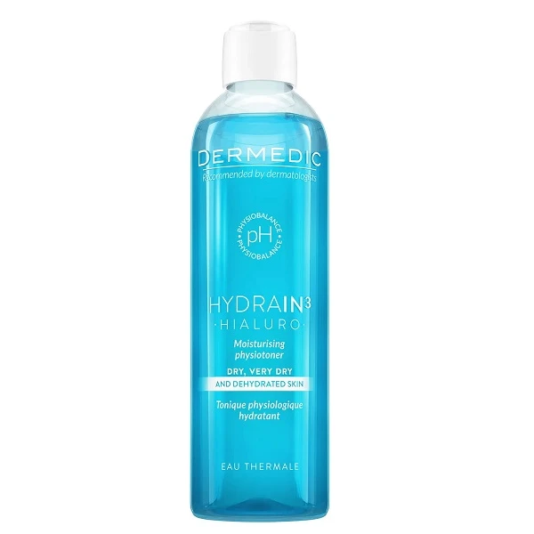 Dermedic, Hydrain3 Hialuro, nawilżający fizjotonik, 200ml