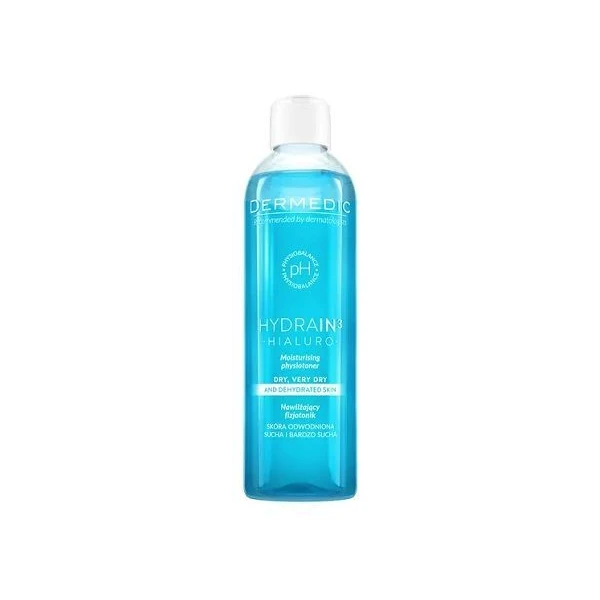 Dermedic, Hydrain3 Hialuro, nawilżający fizjotonik, 200ml